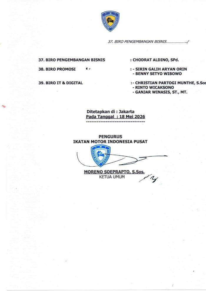 Resmi Pimpin Periode Kedua, Frits Yohanes Bawa IMI Jawa Tengah Menuju Era Prestasi Baru