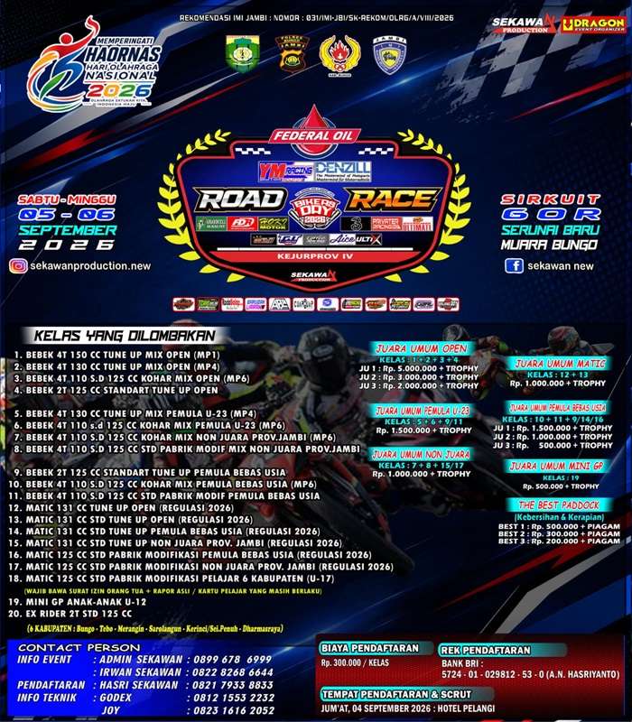 Bikers Day Muara Bungo 2026 Hadir Kembali