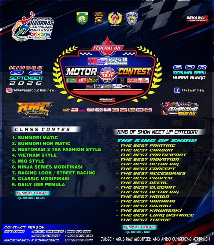 Bikers Day Muara Bungo 2026 Hadir Kembali