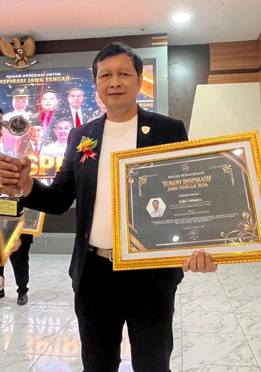 Ketua IMI Jateng Frits Yohanes Raih Tokoh Inspiratif Jateng 2026