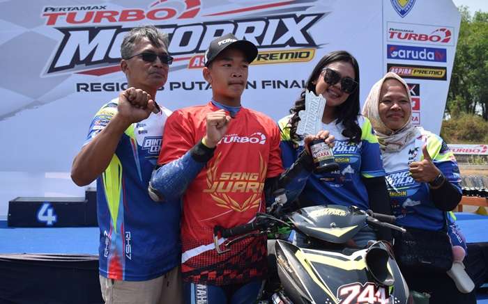 Farel Putra Zaidan Juara Region B Beginner Kejurnas Motoprix 2026, Frits Yohanes Siapkan Program Khusus 2027