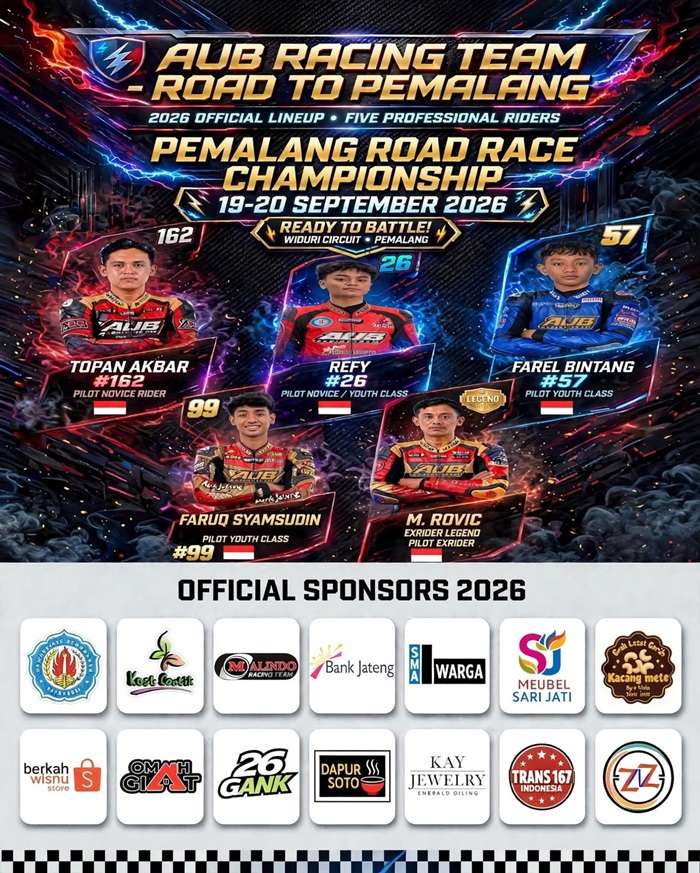 UNDHA AUB Surakarta Siapkan UKM Balap Motor, Debut di Dandim Cup Road Race 2026