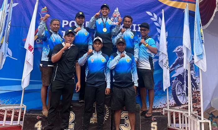 Inggil Bernarditus Raih Emas Trail Modifikasi 150 cc Pro, Harumkan Nama Sragen di Porprov Jateng 2026